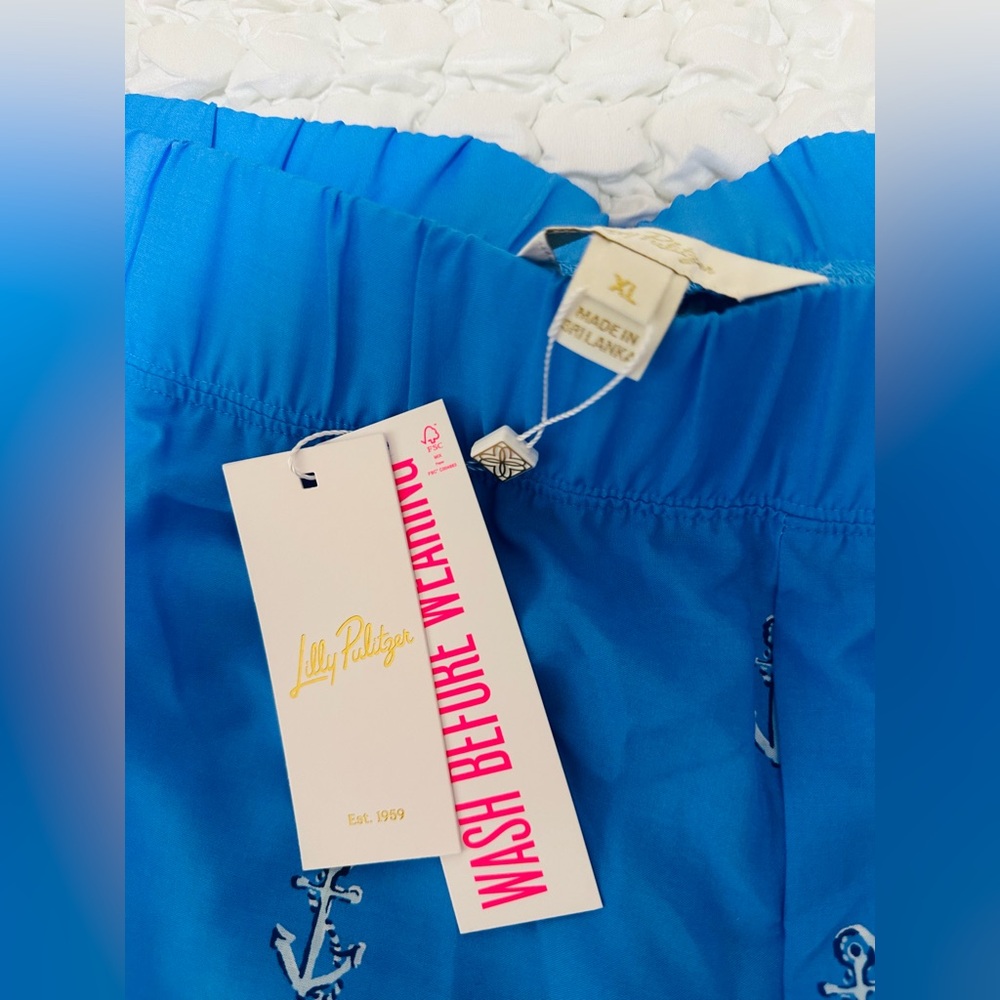 Lilly Pulitzer Blue sailboat Pants - Picture 4 of 7